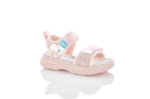 Босоножки розовые спортивные девочкам