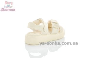 Босоножки молочного цвета Clibee для девочек