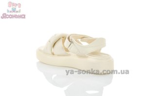 Босоножки молочного цвета Clibee для девочек