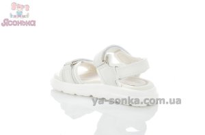Белые сандалии спорт-шик для девочки