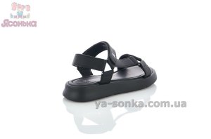 Босоножки черного цвета девочкам