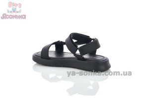 Босоножки черного цвета девочкам